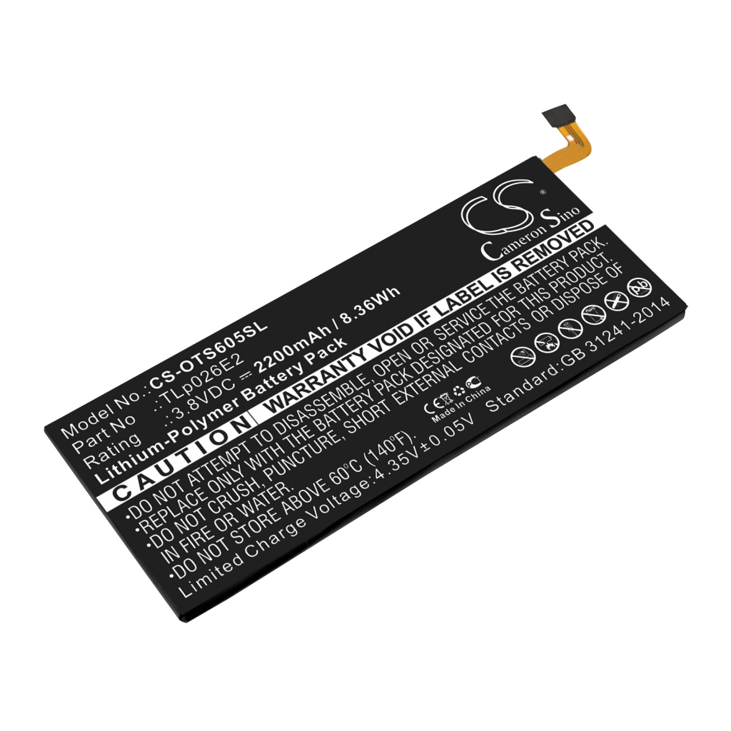 Mobile Phone Battery Blackberry CS-OTS605SL
