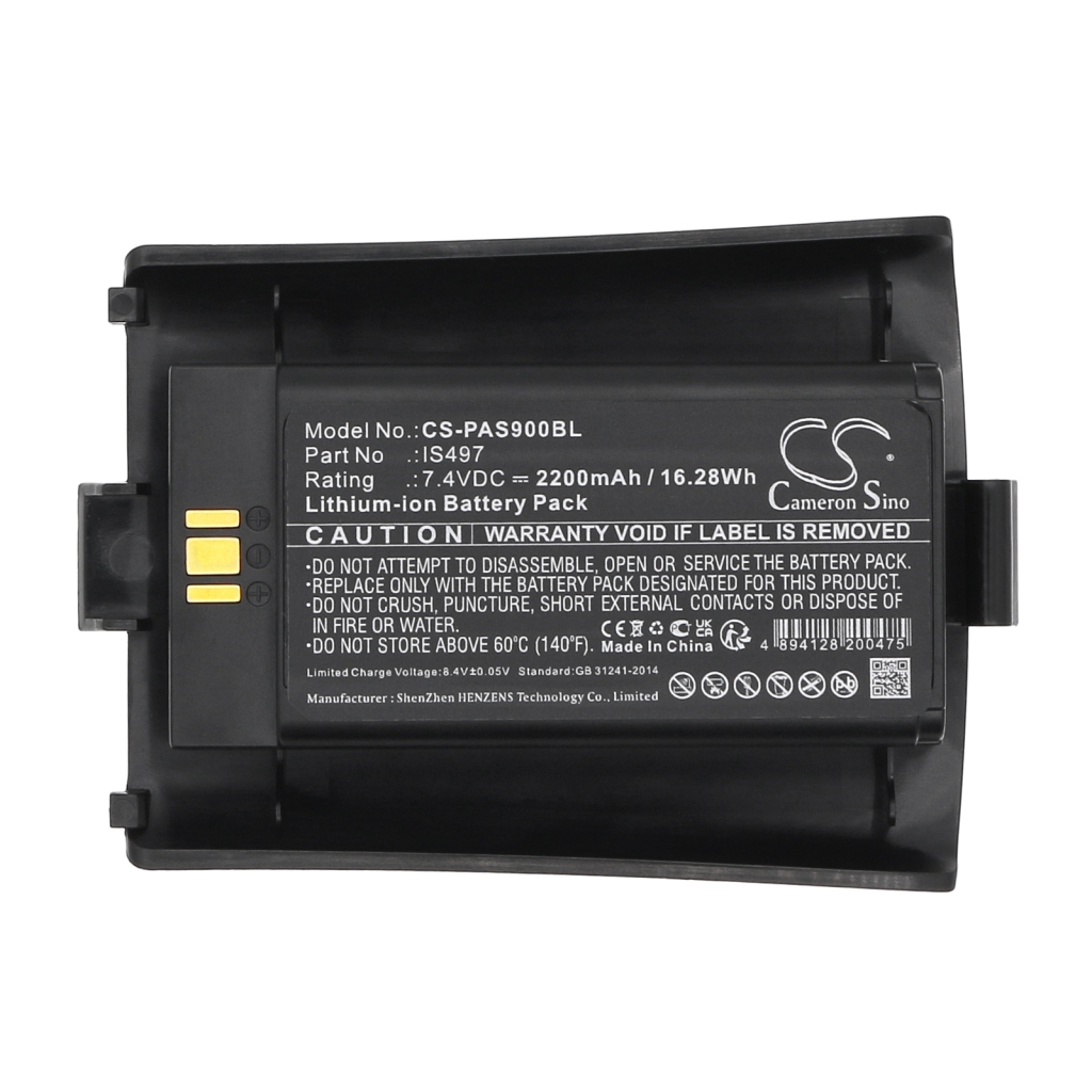 Compatible battery replacement for Pax IS497