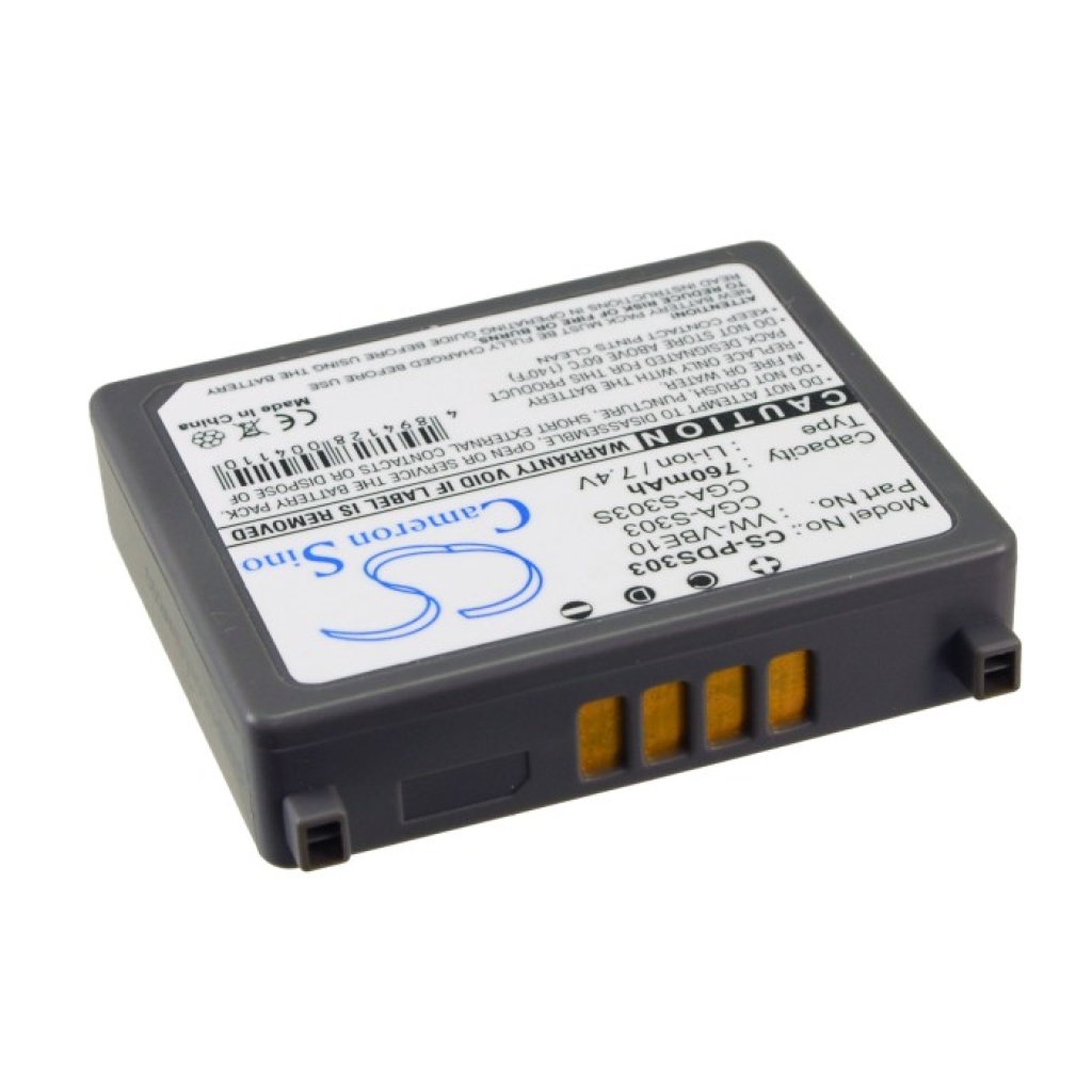 Compatible battery replacement for Panasonic CGA-S303,CGA-S303E,CGA-S303E/1B,VW-VBE10