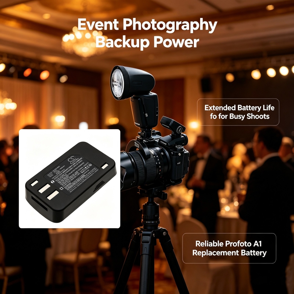 Batteries compatible with Profoto A1 A1 CS-PFA100XL