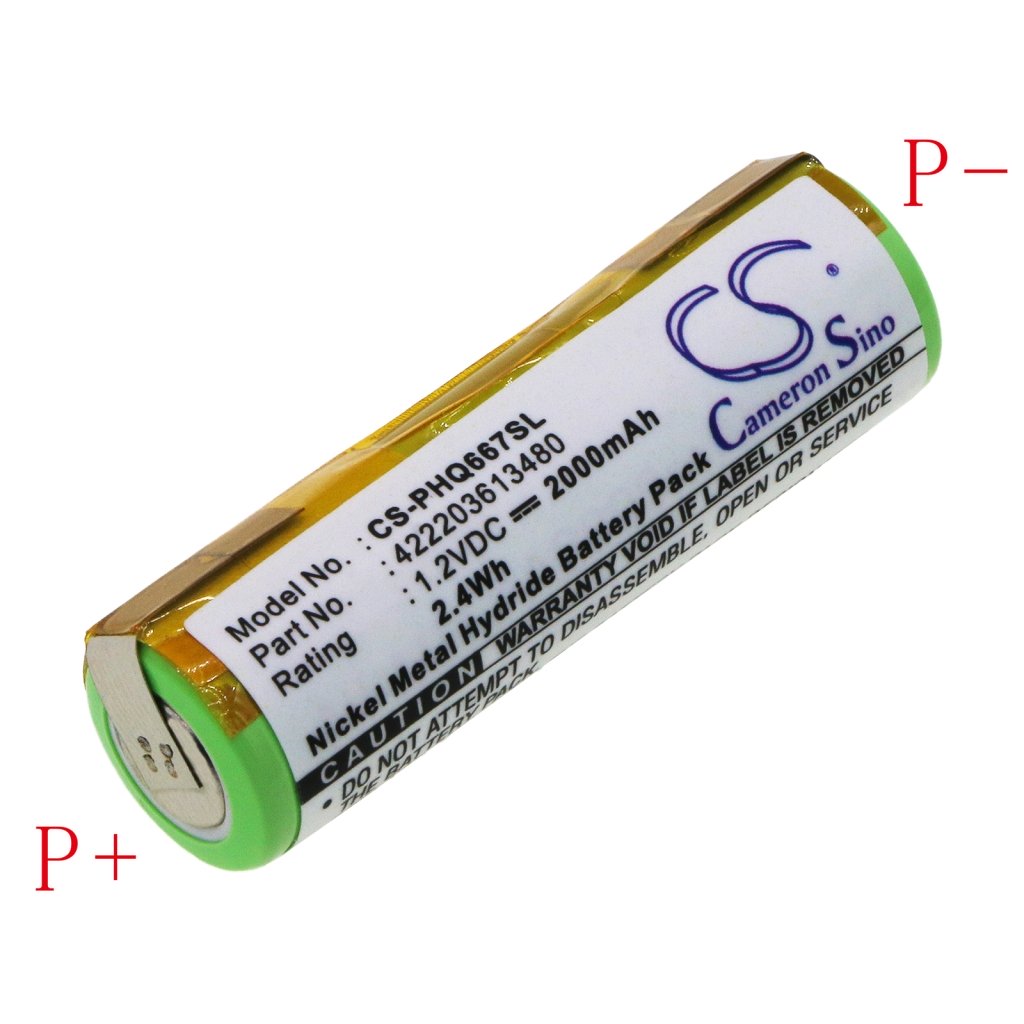 Battery for Medical equipment Philips NORELCO 5811XL