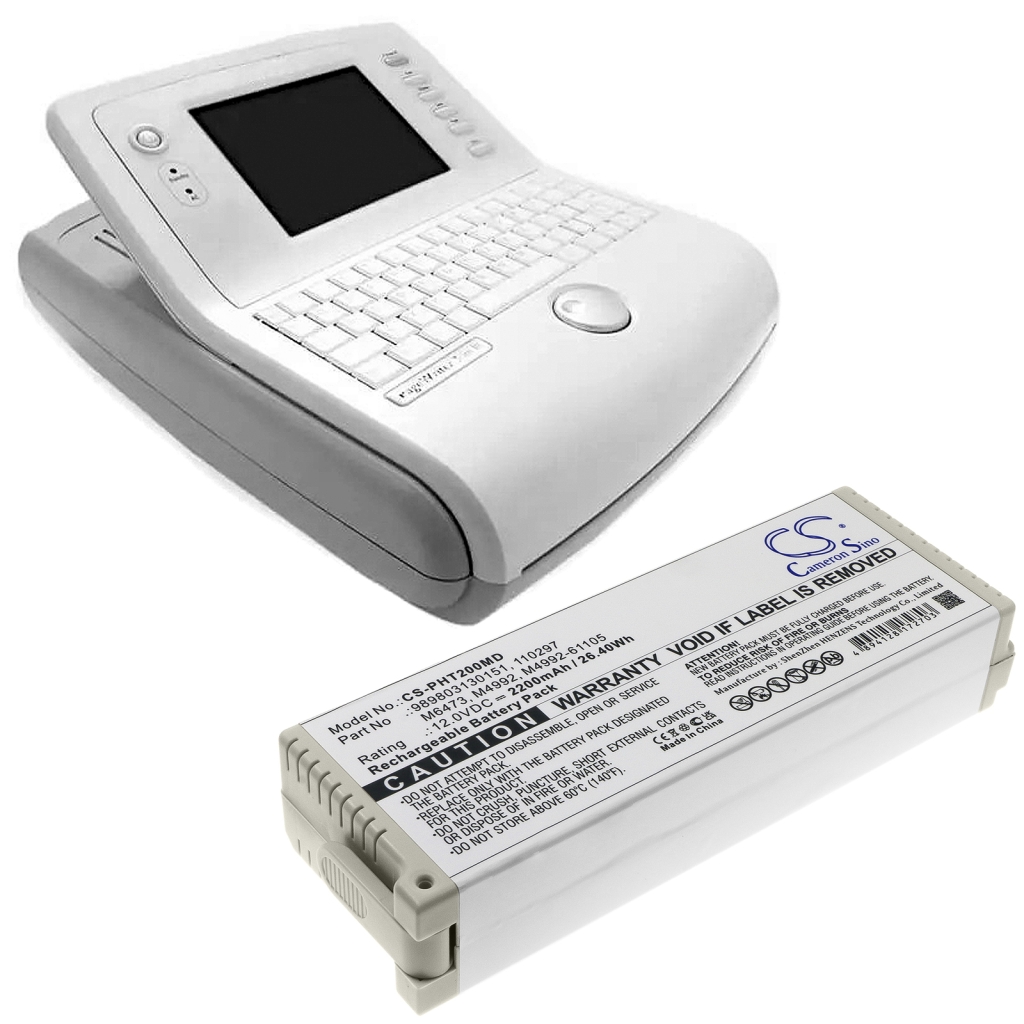 Battery compatible with Philips CS-PHT200MD