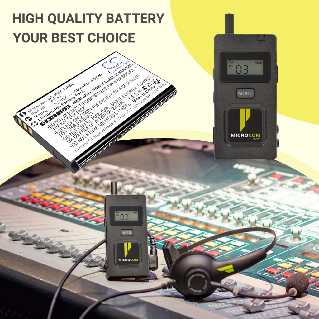 Cordless Phone Battery Tele-Phone CS-PMR110SL
