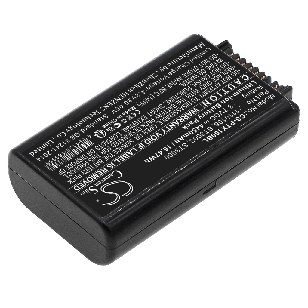 Battery compatible with PSION Zebra CS-PTX100BL