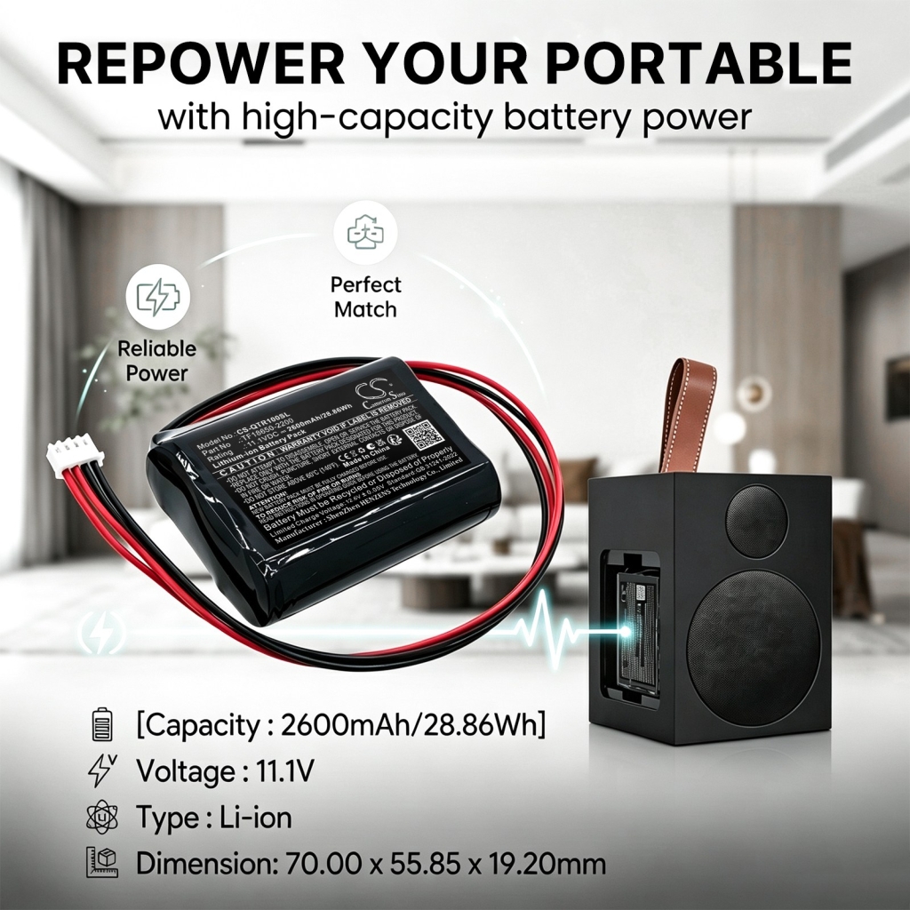 Batteries compatible with Quadral Breeze One CS-QTR100SL
