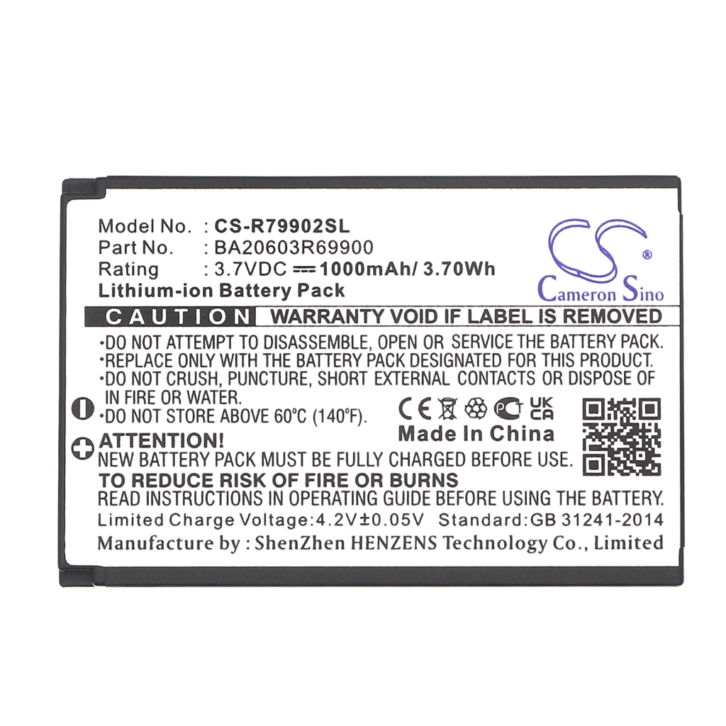 Battery Replaces BA20603R69900