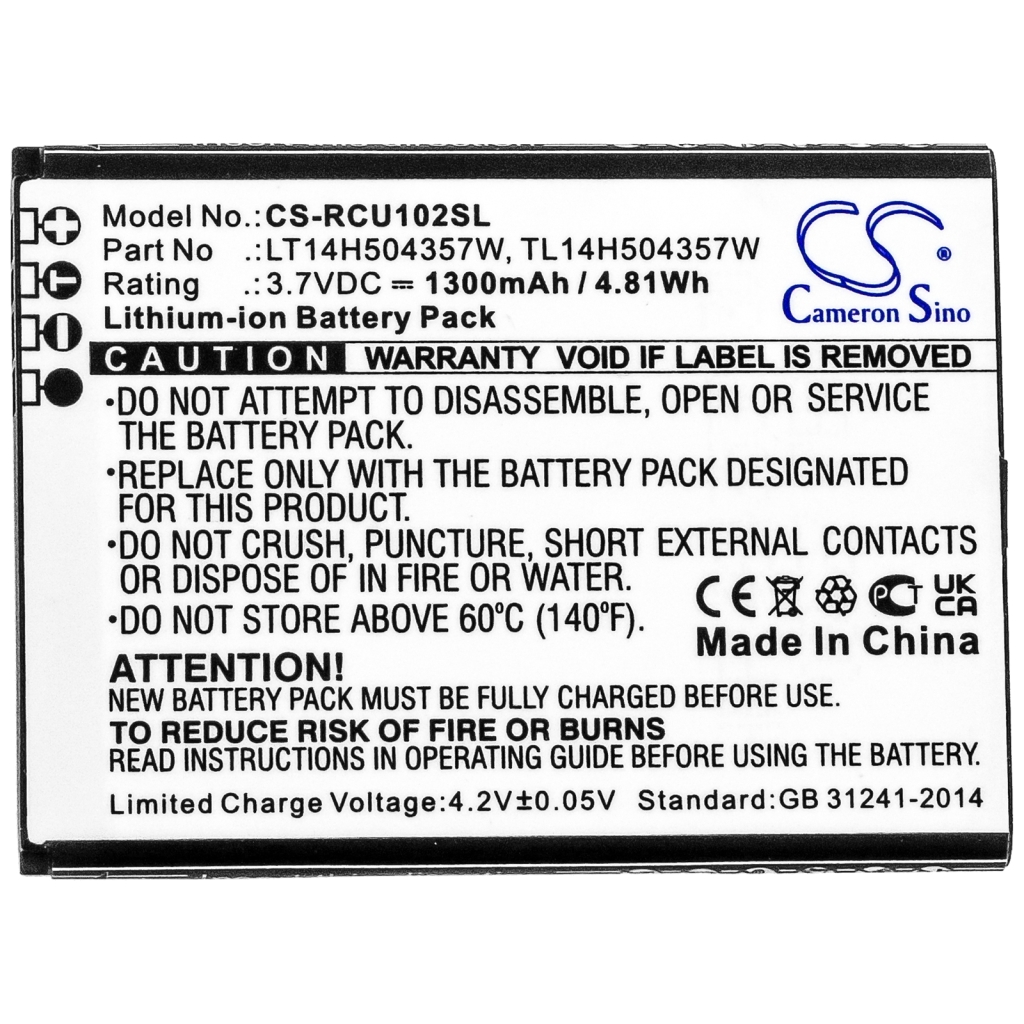 Compatible battery replacement for AT
