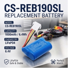 Compatible battery replacement for Maisto 370900049