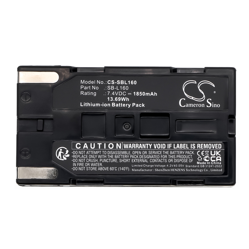 Compatible battery replacement for Samsung SB-L110A,SB-L160,SB-L320