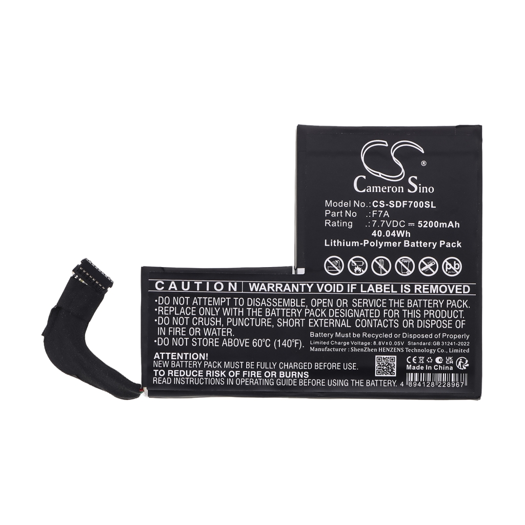 Batteries compatible with steam deck F7A CS-SDF700SL