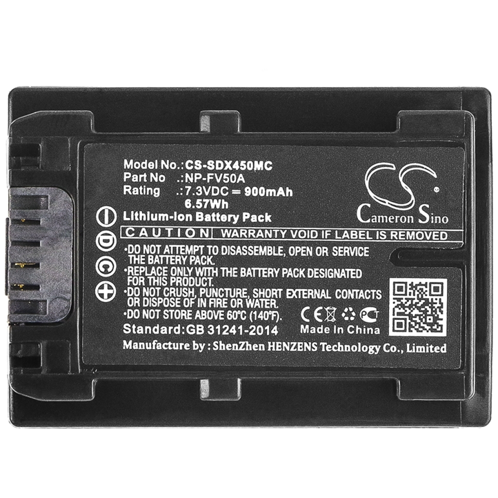 Camera Battery Sony FDR-AX53