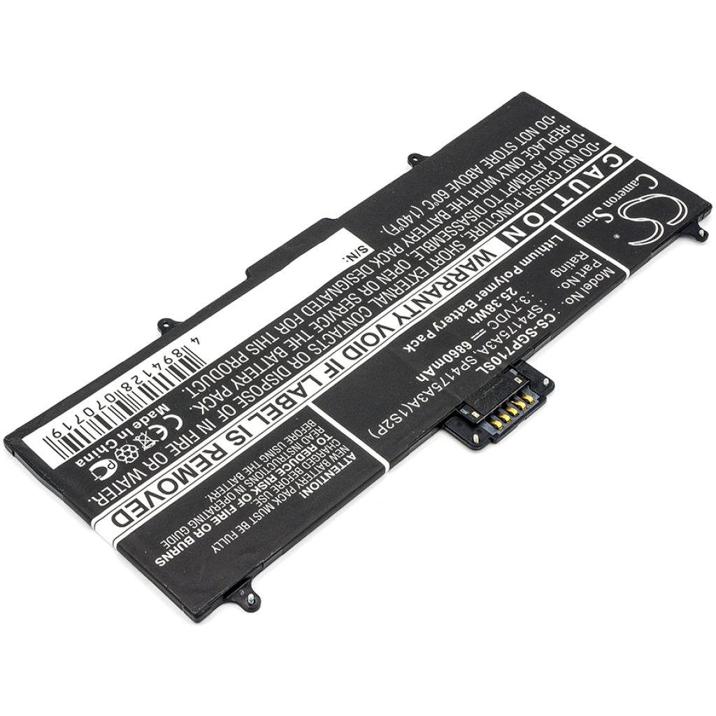Battery Replaces Samsung SP4175A3A(1S2P)