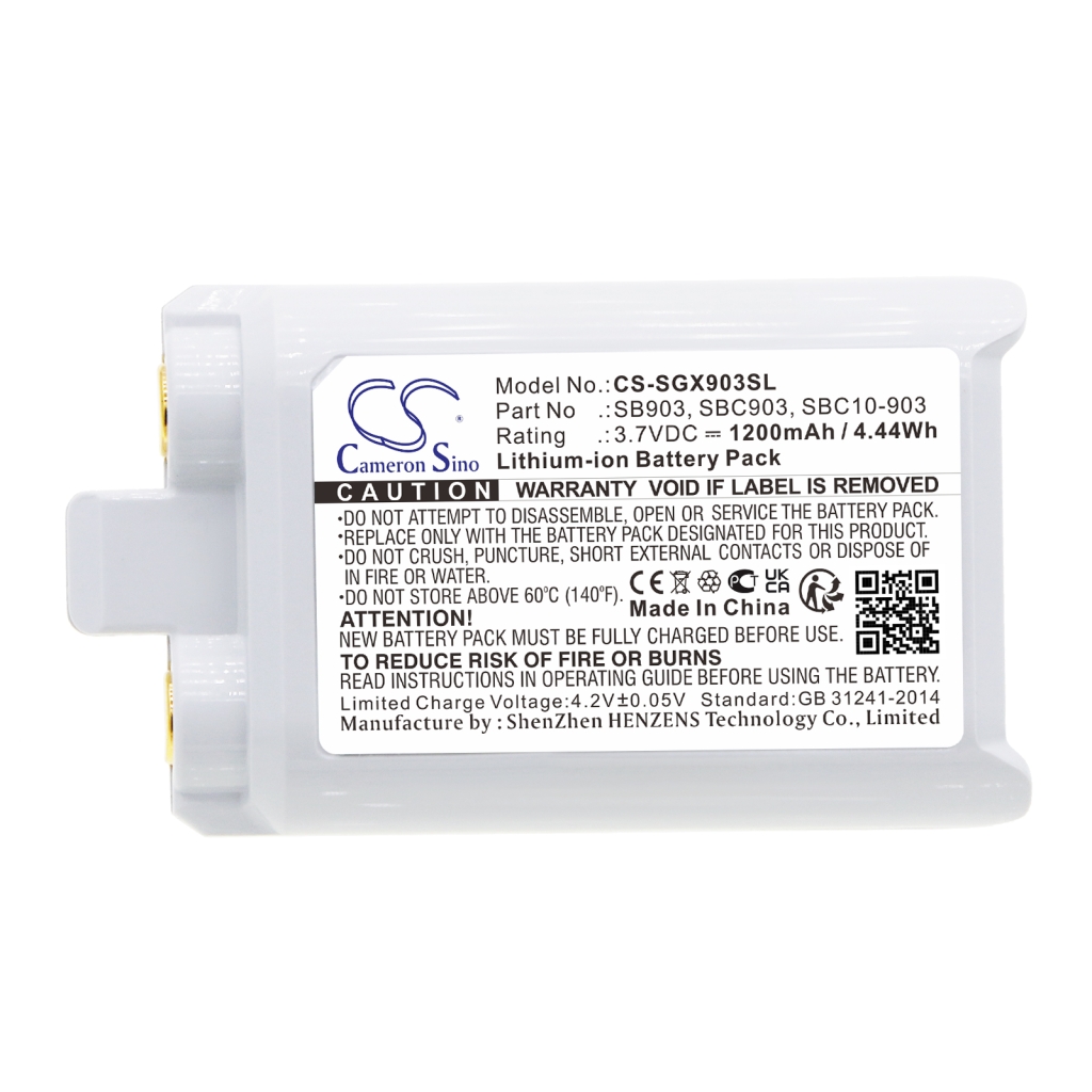 Battery compatible with Shure CS-SGX903SL