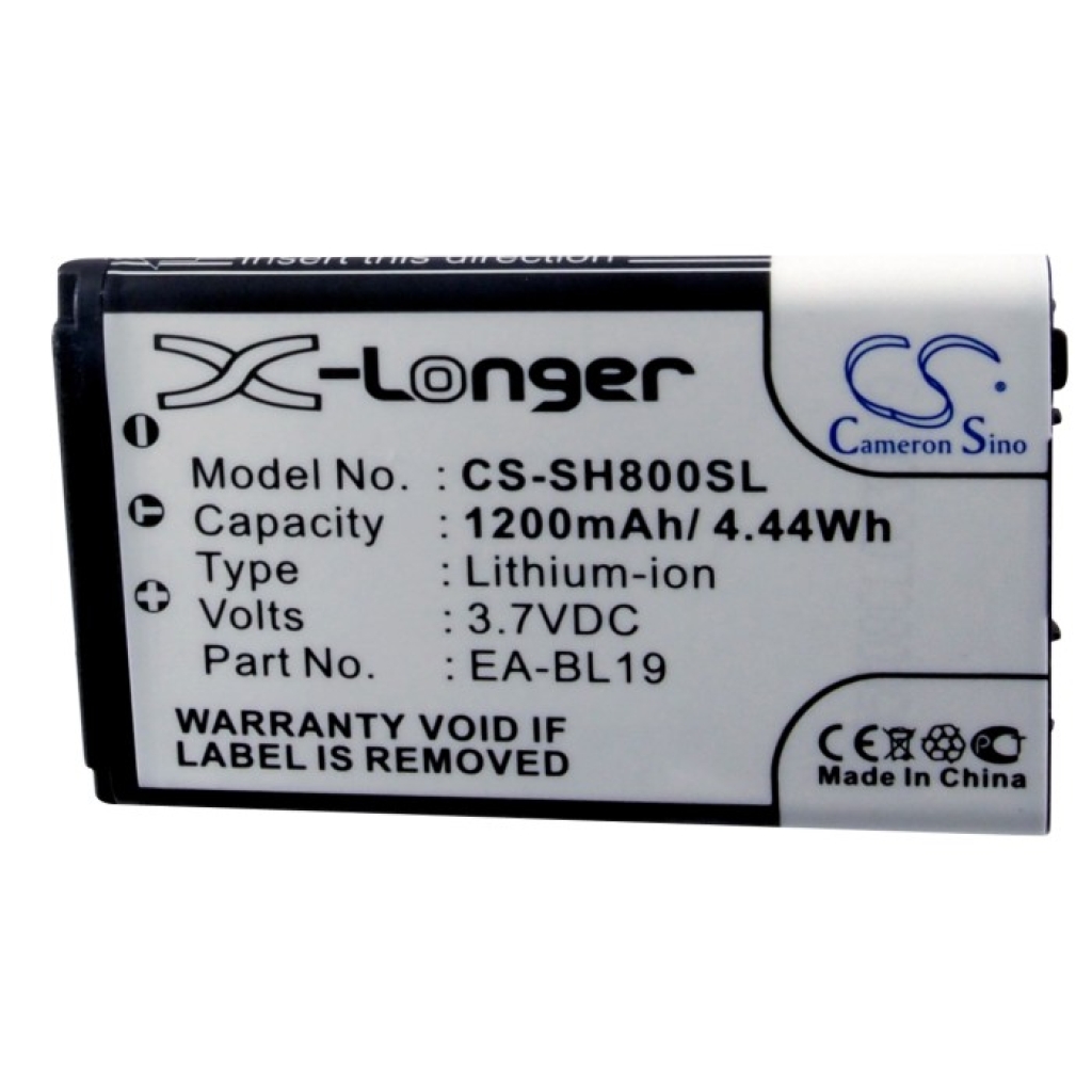 Battery compatible with Sharp