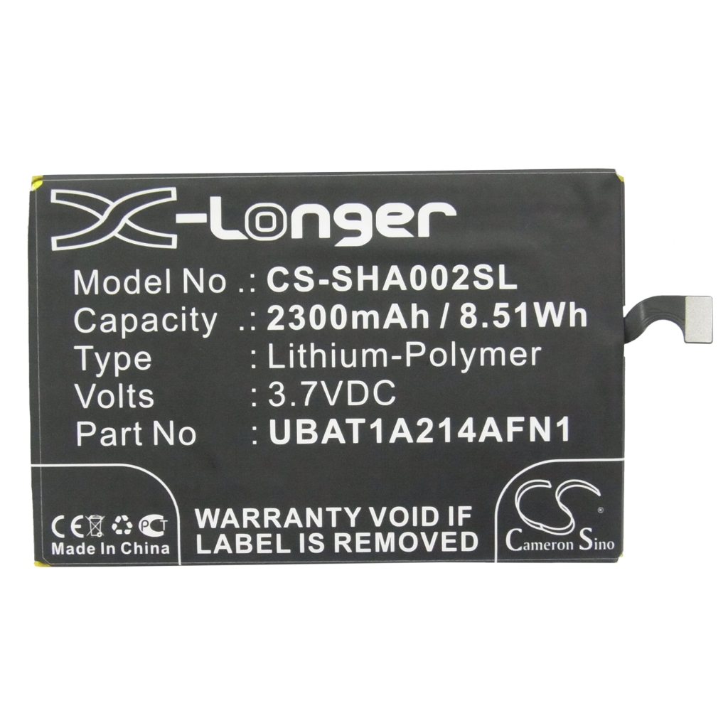 Battery compatible with Sharp CS-SHA002SL