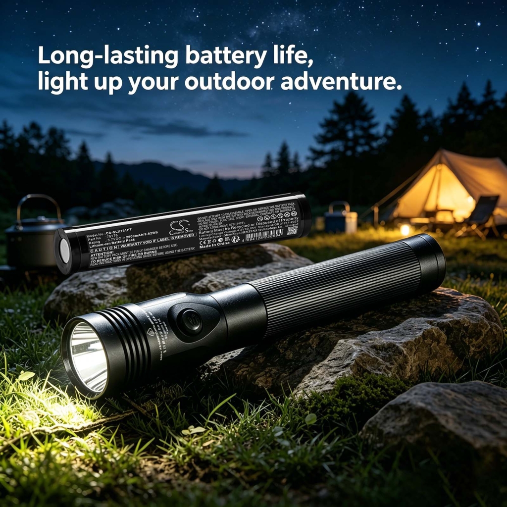 Battery compatible with Streamlight CS-SLX751FT