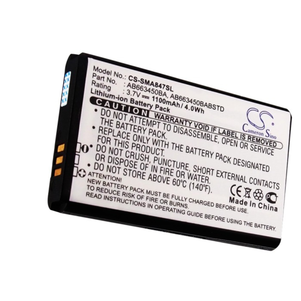 Battery Replaces AB663450BA