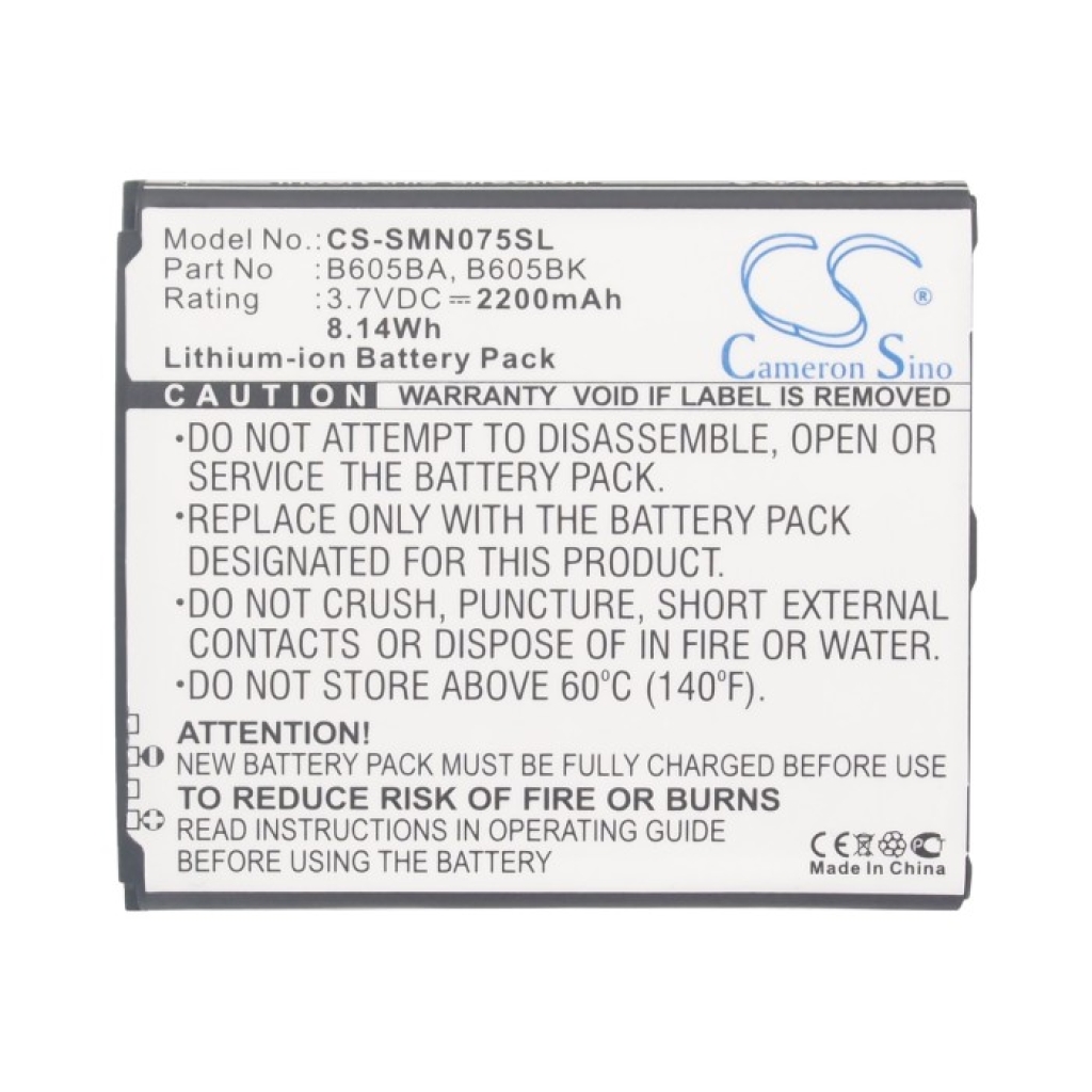 Battery Replaces B605BU