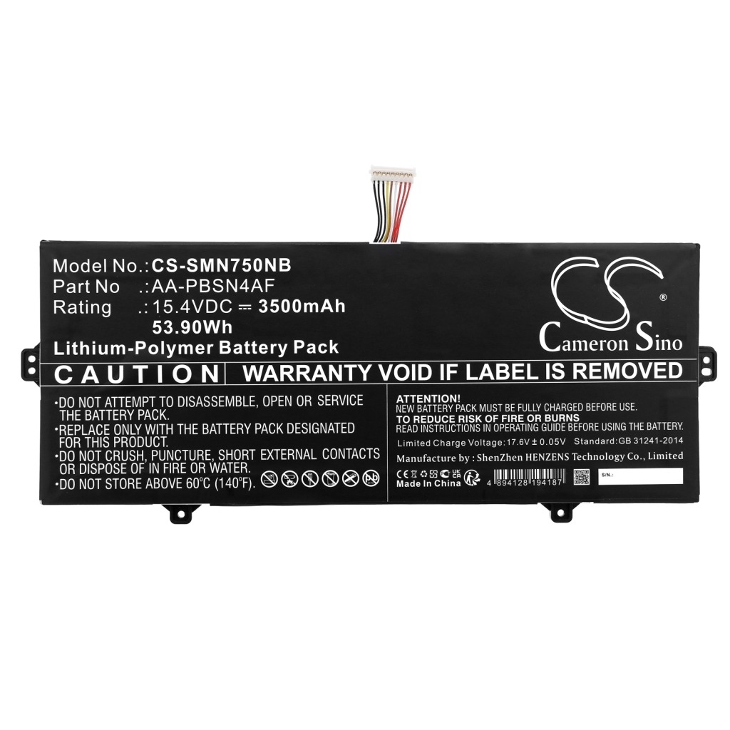 Notebook battery Samsung NT930SBE-K716A