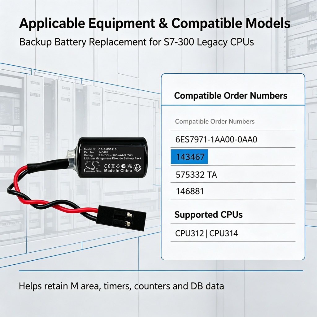 Battery compatible with Siemens