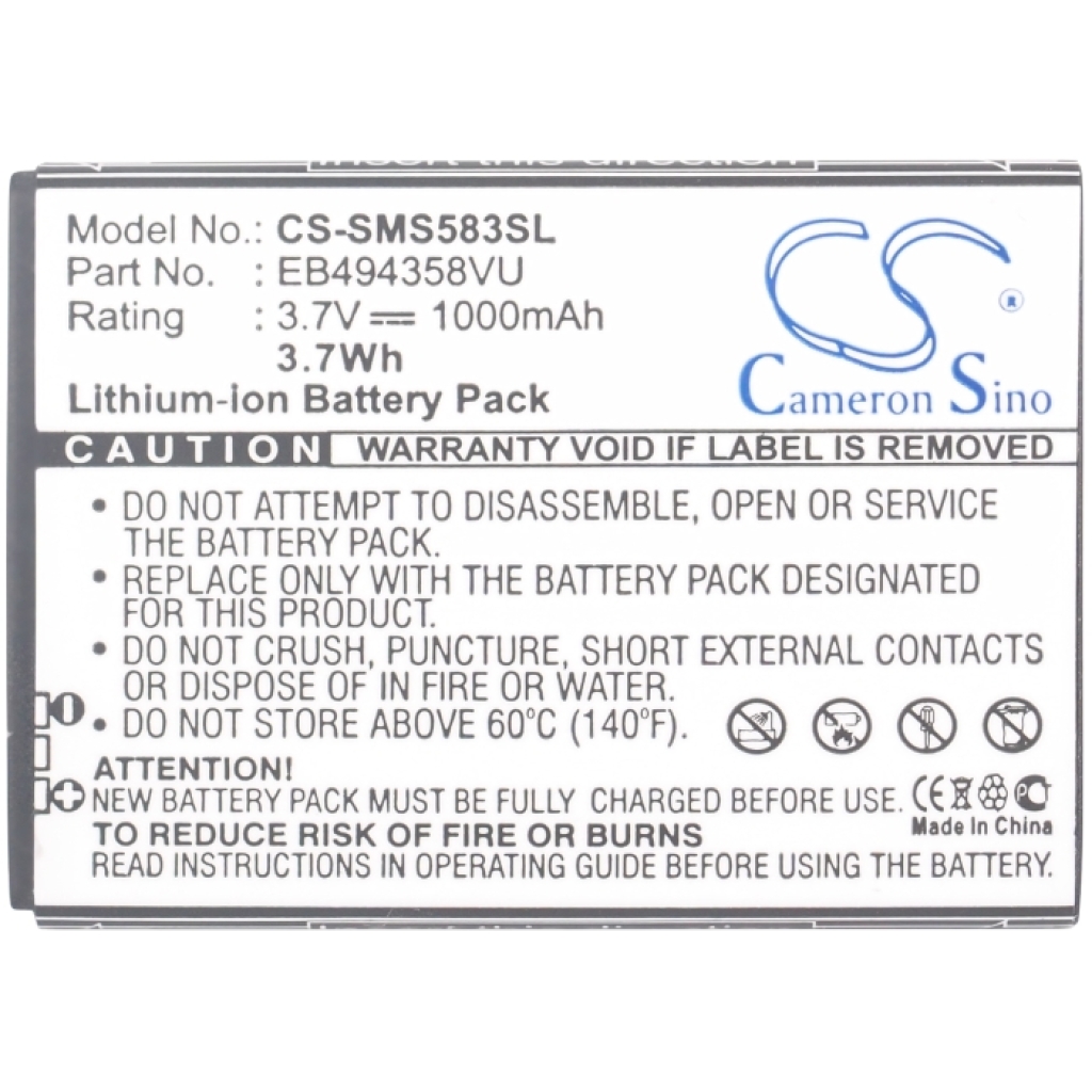Mobile Phone Battery Samsung GT-S5831I