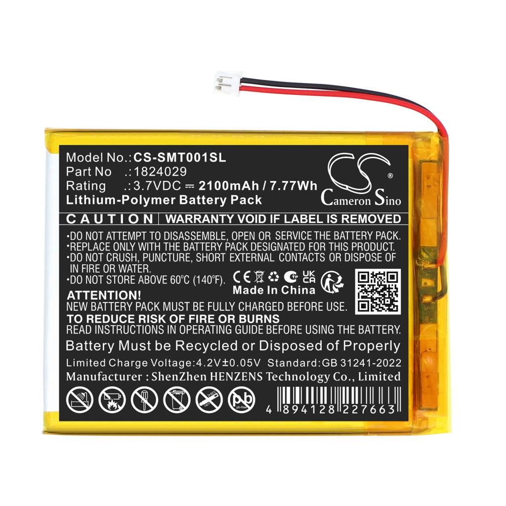 Battery compatible with Somfy CS-SMT001SL