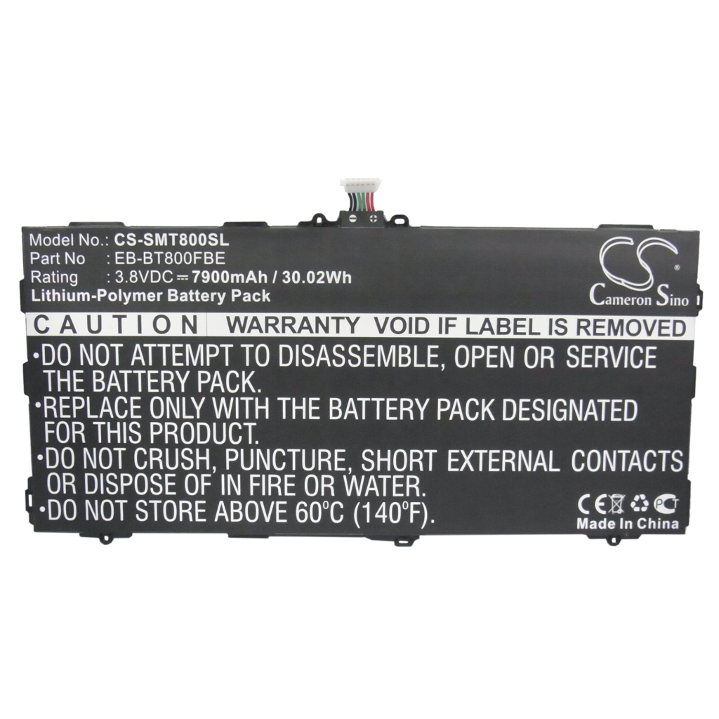 Battery compatible with Samsung CS-SMT800SL