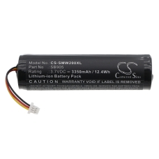 Compatible battery replacement for Shure 95A35233,SB905