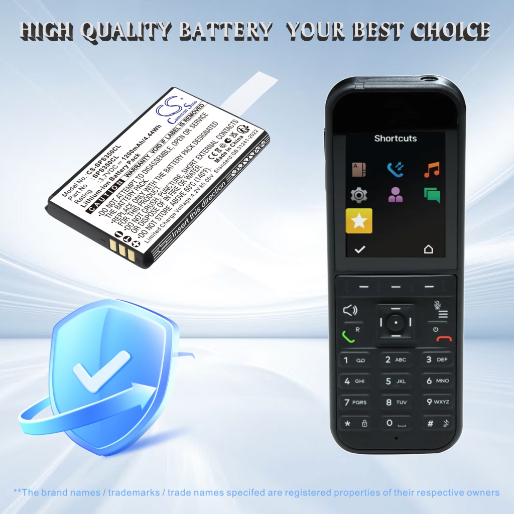 Battery for Spectralink S35 DECT Handset