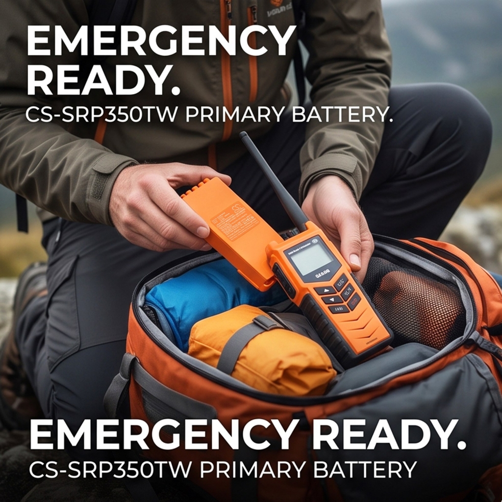 Batteries compatible with SAILOR SP3520 SP3520 VHF GMDSS radio CS-SRP350TW