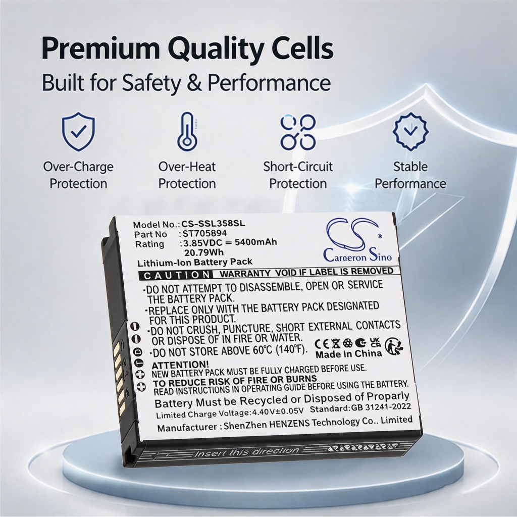 Battery compatible with Senter CS-SSL358SL