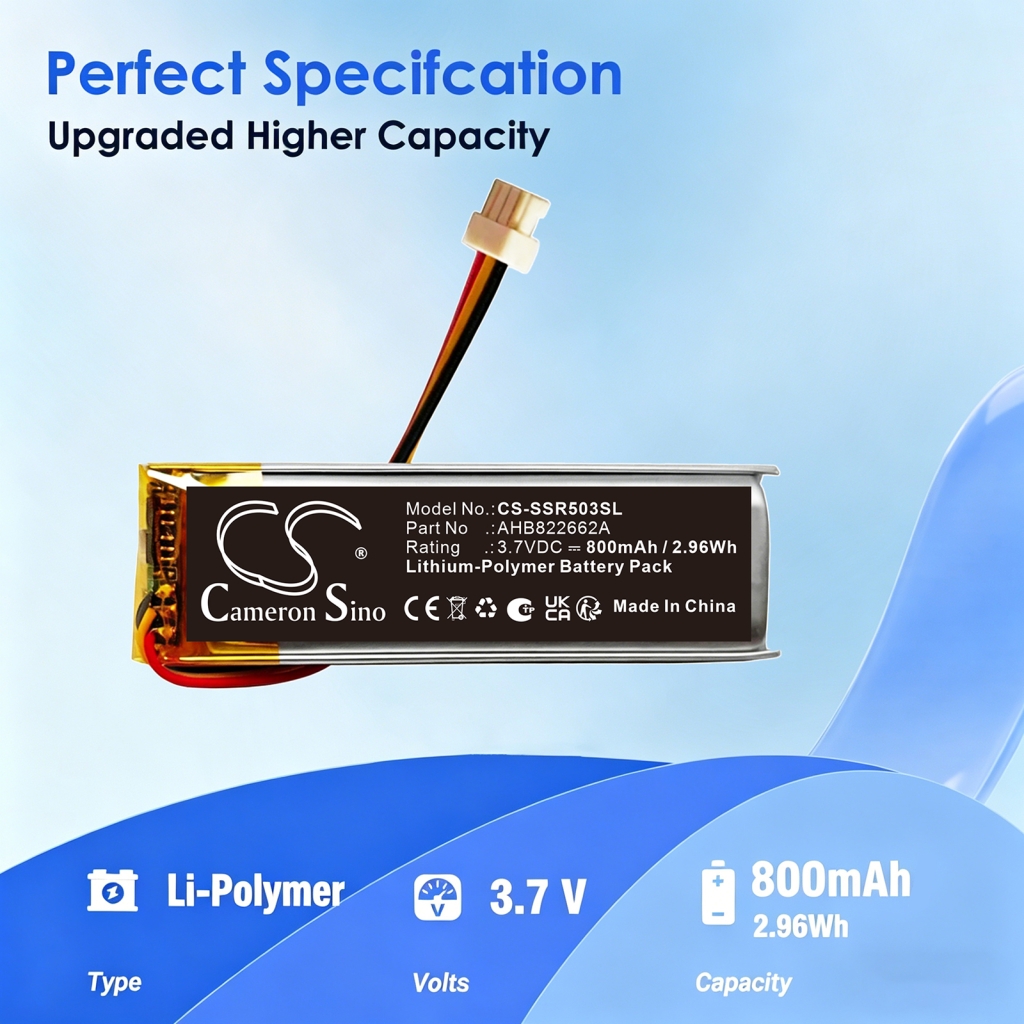 Battery compatible with Sena CS-SSR503SL