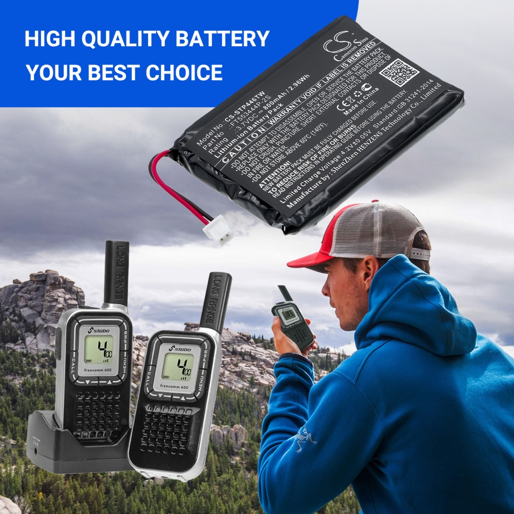 Two-Way Radio Battery Cobra CS-STP446TW