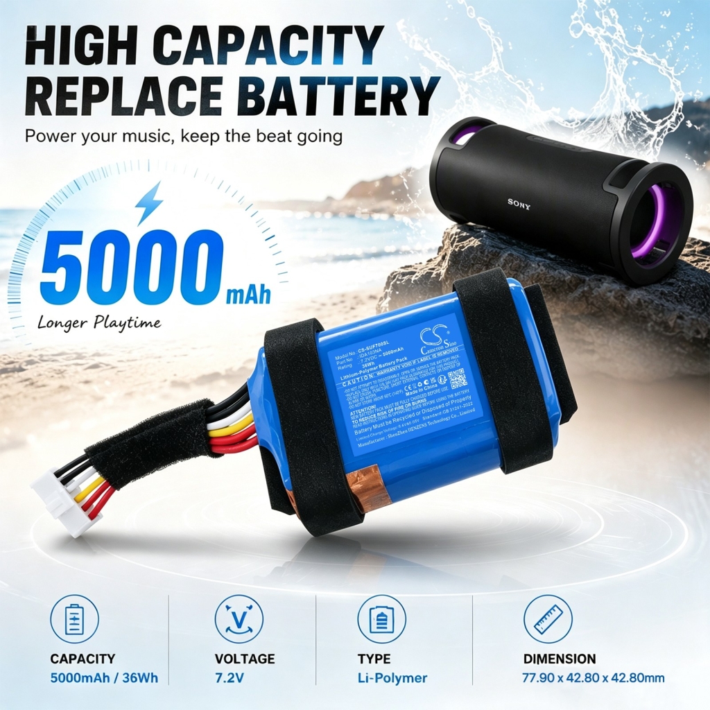 Batteries compatible with Sony SRS-ULT70 SRS-ULT70 CS-SUF700SL