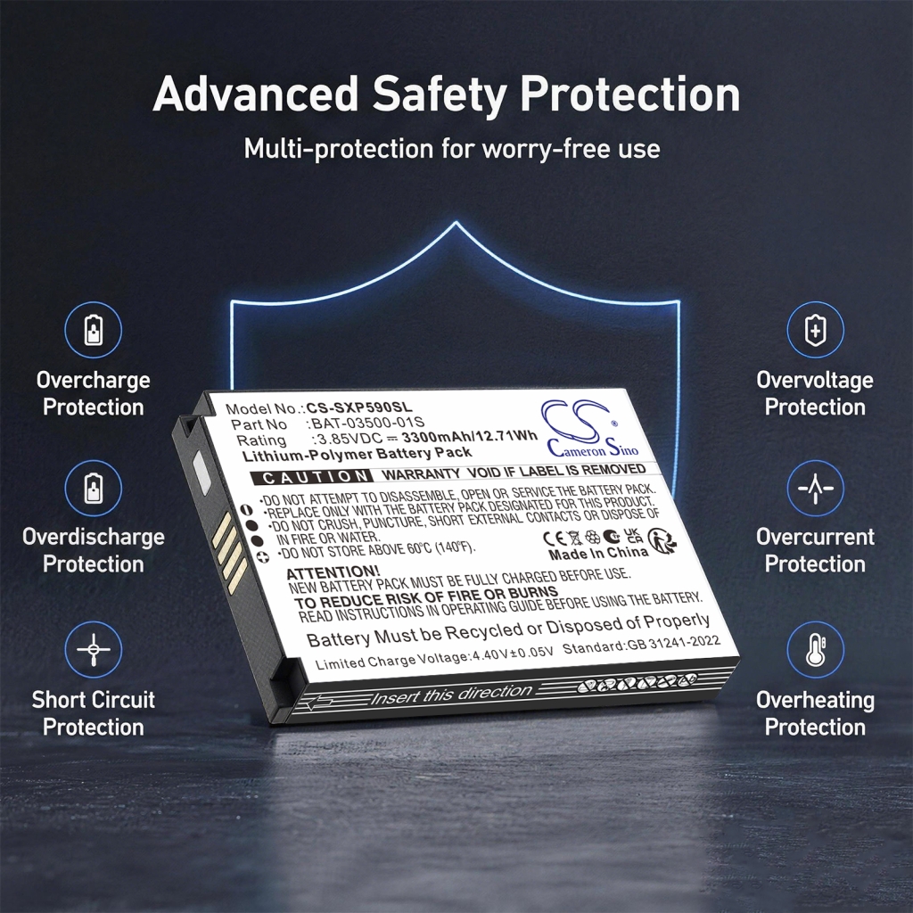 Battery compatible with Sonim