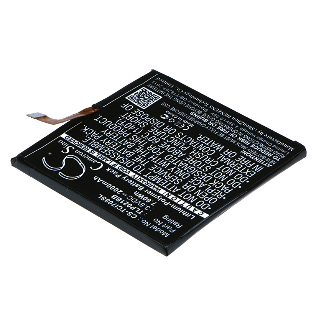 Battery compatible with TCL CS-TCI708SL