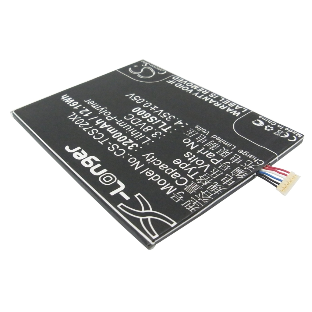 Batteries compatible with Alcatel One Touch Flash CS-TCS720XL