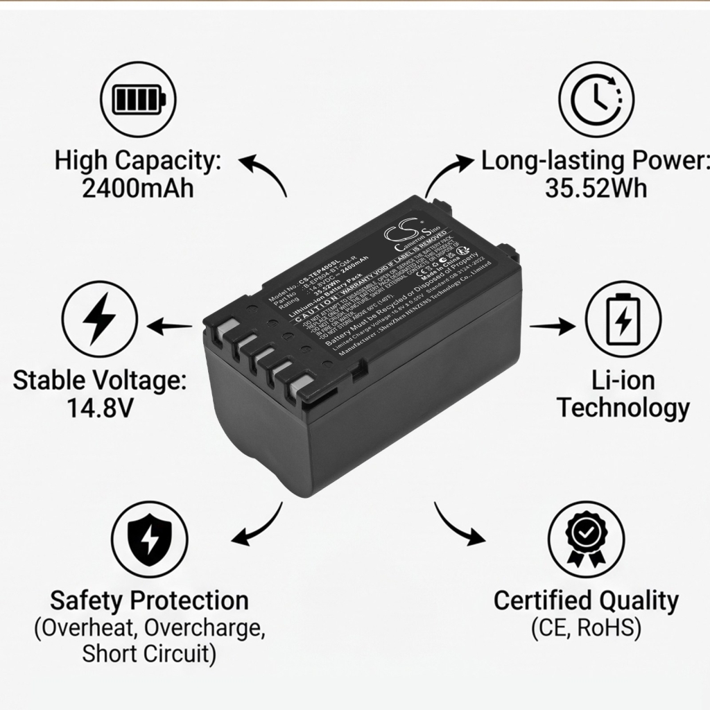 Battery compatible with Tec