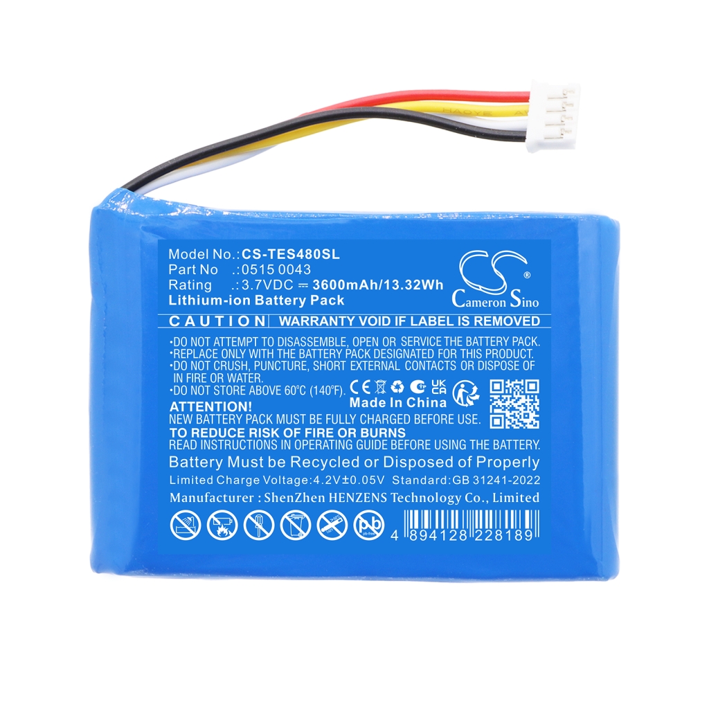 Battery compatible with Testo