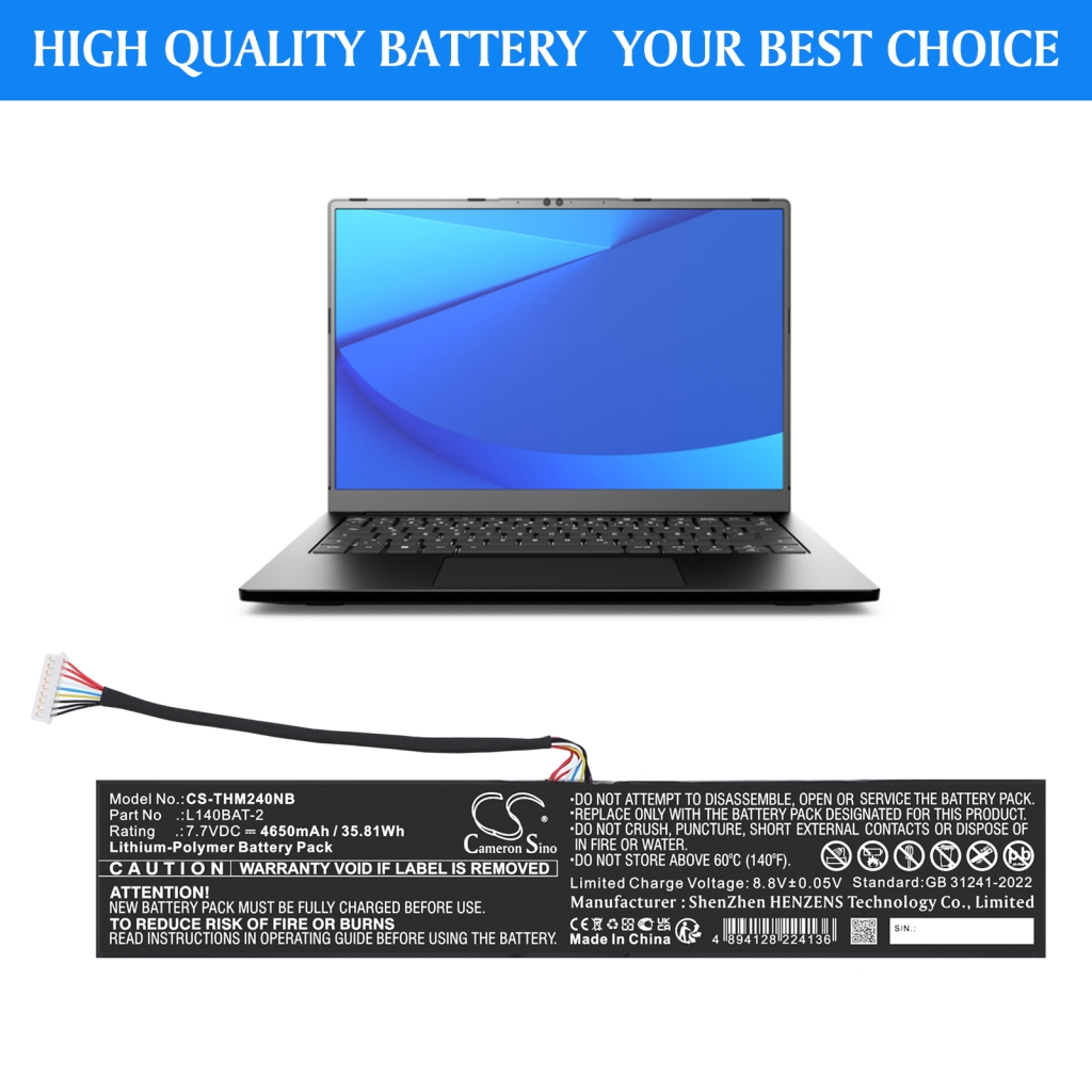 Notebook battery Thunderobot CS-THM240NB