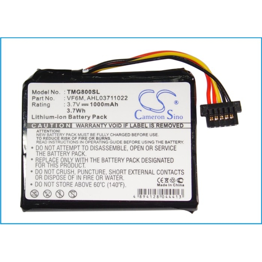 Battery for GPS, Navigator TomTom Go Live 825