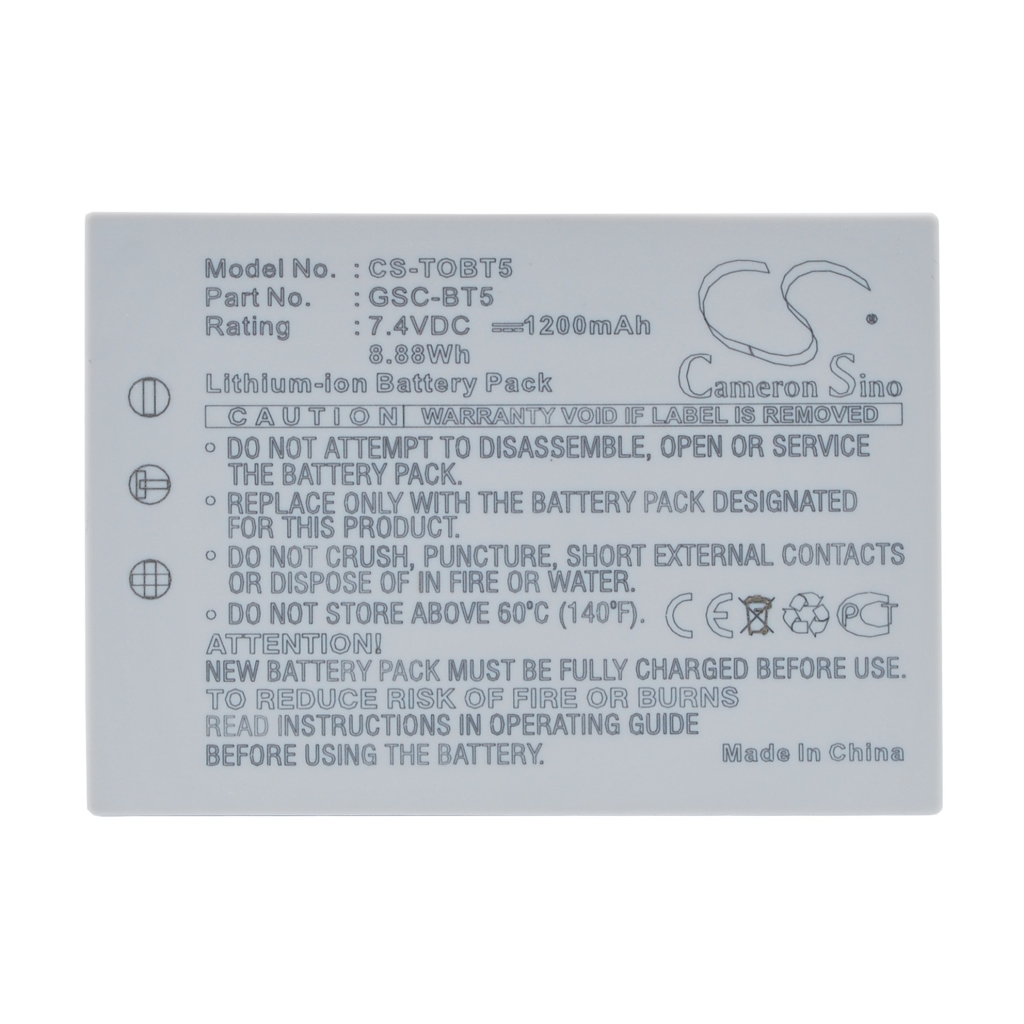 Battery for Toshiba Gigashot GSC-R30