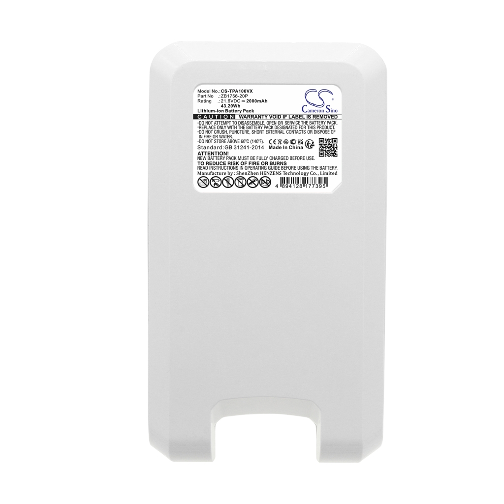 Battery compatible with Tineco CS-TPA100VX