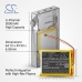 Battery compatible with MP3, MP4, PMP Battery