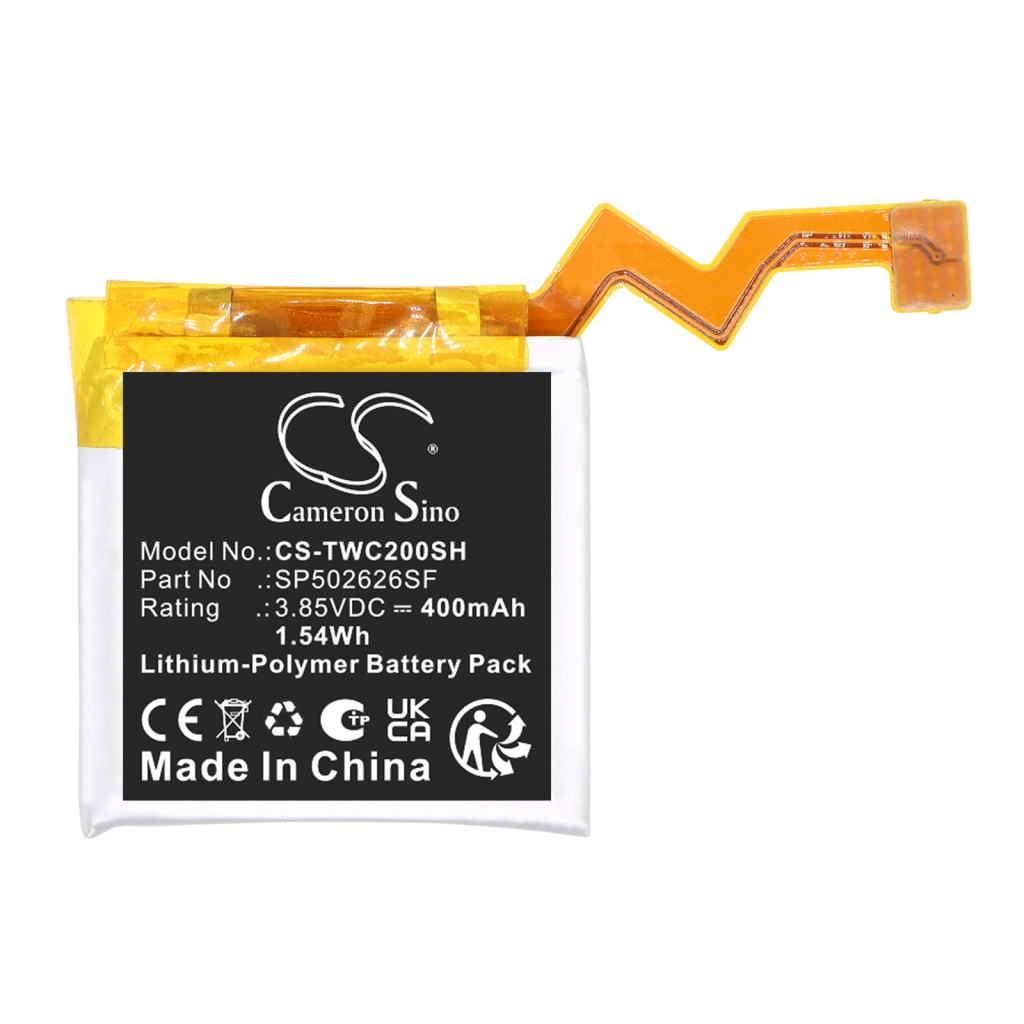 Battery compatible with Ticwatch CS-TWC200SH