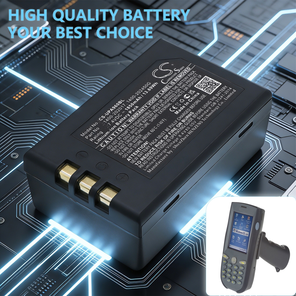 Battery compatible with Unitech