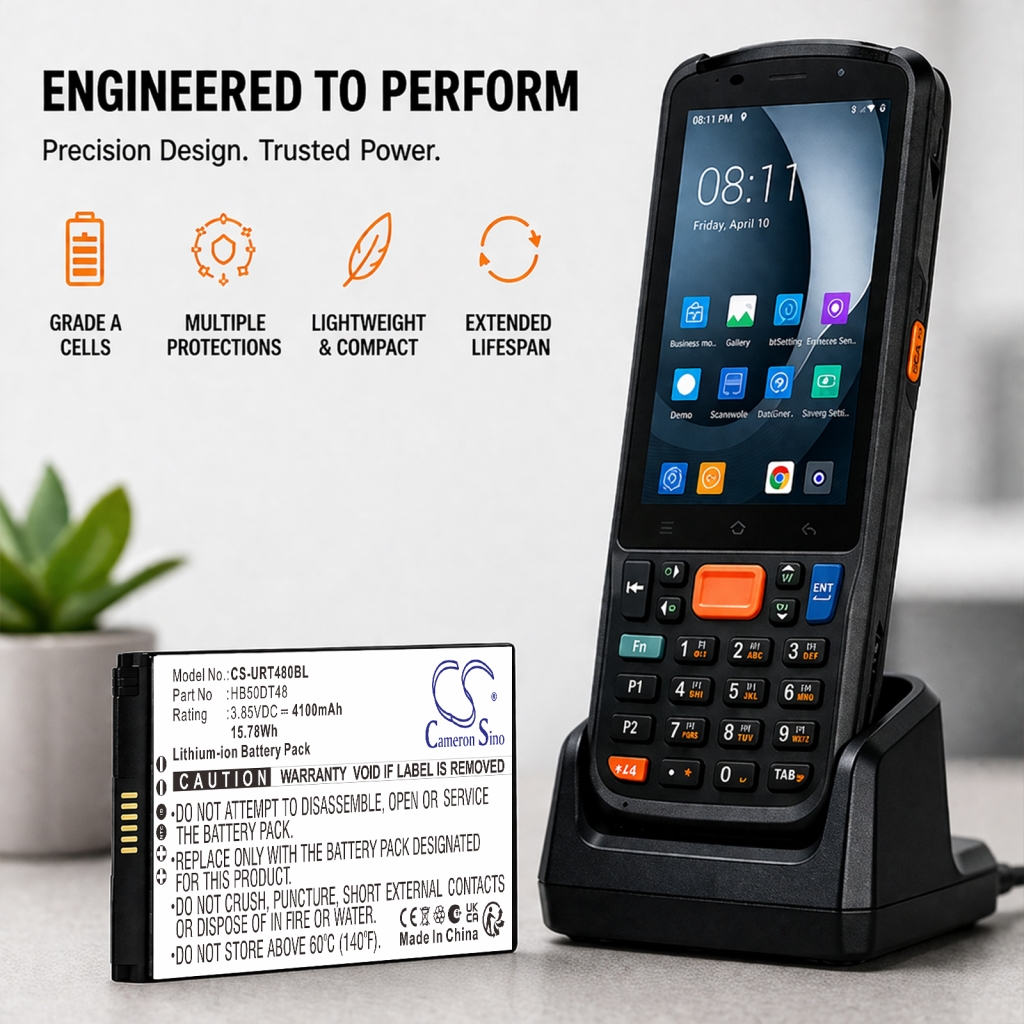 Battery compatible with BarCode, Scanner Battery