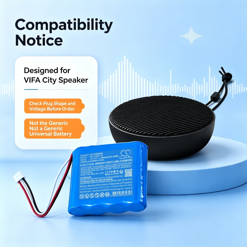 Batteries compatible with VIFA City City CS-VFA600SL