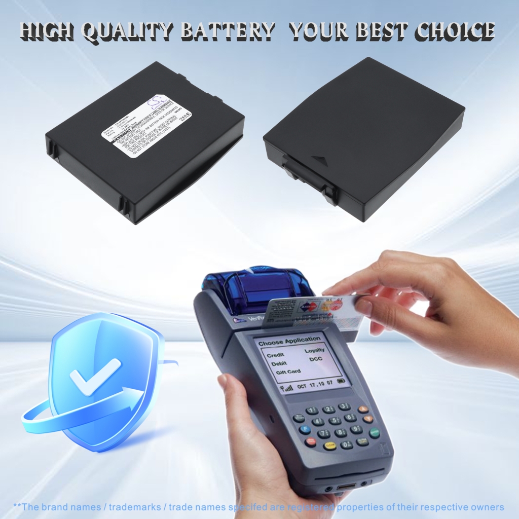 Battery compatible with Payment Terminal Battery