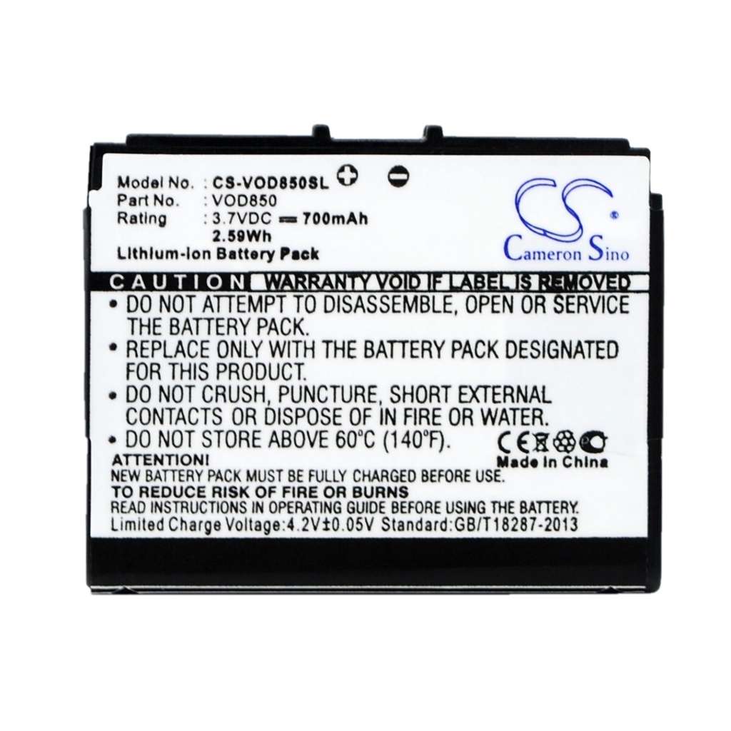 Battery compatible with Vodafone CS-VOD850SL
